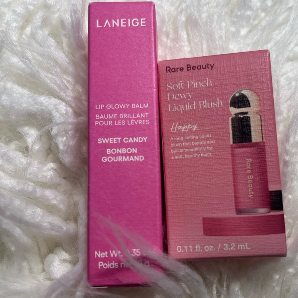 RARE BEAUTY Liquid Blush/LANEIGE Lip Balm 🌸